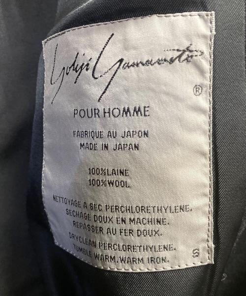 YOHJI YAMAMOTO（ヨウジヤマモト）YOHJI YAMAMOTO (ヨウジヤマモト) テーラードジャケット ブラック サイズ:Sの古着・服飾アイテム