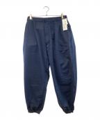 nanamicaナナミカ）の古着「Cotton Wool Twill Track Pants」｜ネイビー