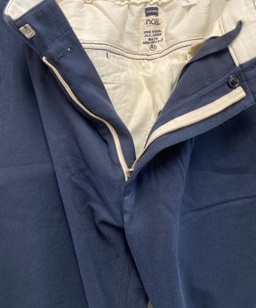 nanamica（ナナミカ）nanamica (ナナミカ) Cotton Wool Twill Track Pants ネイビー サイズ:30 未使用品の古着・服飾アイテム