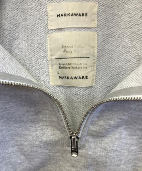 MARKWARE（マーカウェア）MARKWARE (マーカウェア) ハーフジップスウェット グレー サイズ:1の古着・服飾アイテム