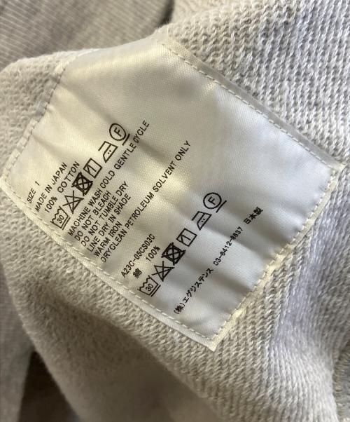 MARKWARE（マーカウェア）MARKWARE (マーカウェア) ハーフジップスウェット グレー サイズ:1の古着・服飾アイテム