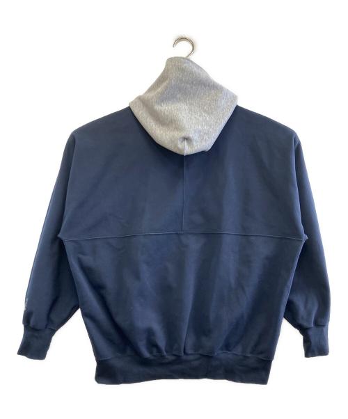 THE NORTHFACE PURPLELABEL（ザ・ノースフェイス パープルレーベル）THE NORTHFACE PURPLELABEL (ザ・ノースフェイス パープルレーベル) プルオーバーパーカー ネイビー×グレー サイズ:Lの古着・服飾アイテム