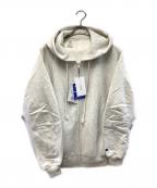 Champion REVERSE WEAVEチャンピオン リバース ウィーブ）の古着「ジップパーカー」｜ベージュ