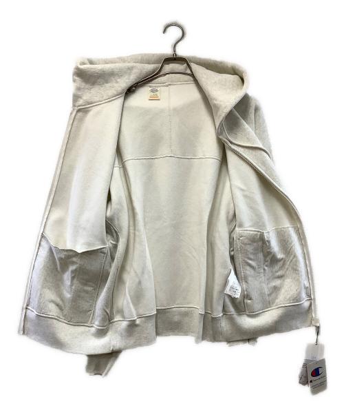 Champion REVERSE WEAVE（チャンピオン リバース ウィーブ）Champion REVERSE WEAVE (チャンピオン リバース ウィーブ) ジップパーカー ベージュ サイズ:M 未使用品の古着・服飾アイテム