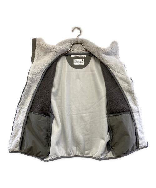 WHITE MOUNTAINEERING（ホワイトマウンテ二アニング）WHITE MOUNTAINEERING (ホワイトマウンテ二アニング) ボアフリースハイネックジップアップジャケット マルチカラー サイズ:2の古着・服飾アイテム