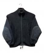MARKAマーカ）の古着「ZIP UP CARDIGAN WOOL PILE SHEEP」｜ブラック