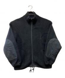 MARKA（マーカ）の古着「ZIP UP CARDIGAN WOOL PILE SHEEP」｜ブラック