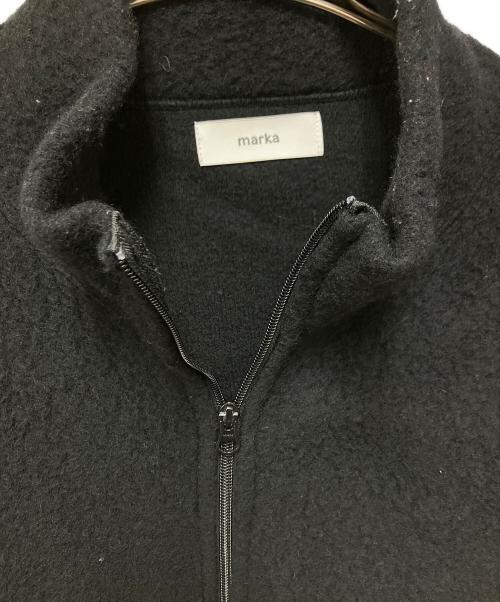MARKA（マーカ）MARKA (マーカ) ZIP UP CARDIGAN WOOL PILE SHEEP ブラック サイズ:1の古着・服飾アイテム