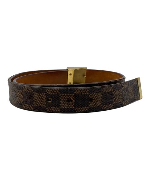 LOUIS VUITTON（ルイ ヴィトン）LOUIS VUITTON (ルイ ヴィトン) サンチュール・キャレ ブラウンの古着・服飾アイテム