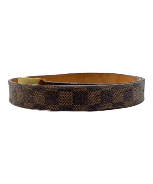LOUIS VUITTON（ルイ ヴィトン）LOUIS VUITTON (ルイ ヴィトン) サンチュール・キャレ ブラウンの古着・服飾アイテム