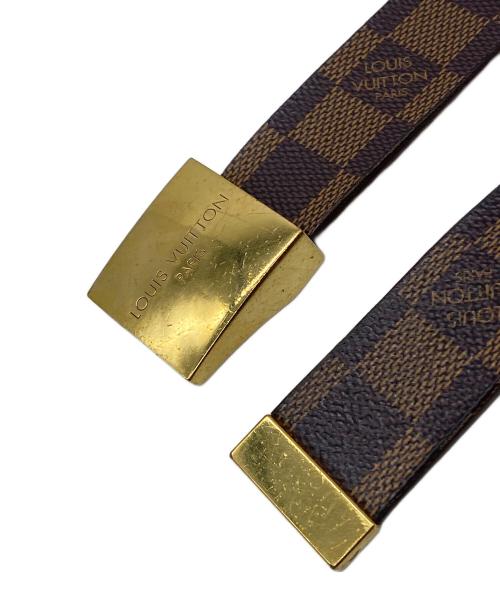 LOUIS VUITTON（ルイ ヴィトン）LOUIS VUITTON (ルイ ヴィトン) サンチュール・キャレ ブラウンの古着・服飾アイテム