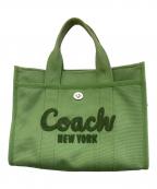COACHコーチ）の古着「トートバッグ」｜グリーン