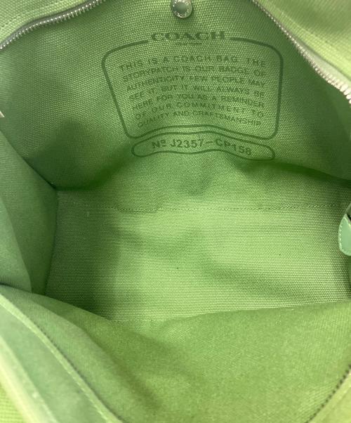COACH（コーチ）COACH (コーチ) トートバッグ グリーンの古着・服飾アイテム