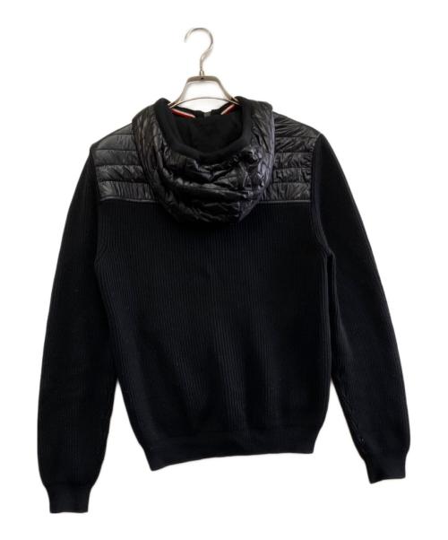 MONCLER（モンクレール）MONCLER (モンクレール) MAGLIONE TRICOT KNIT CARDIGAN ブラック サイズ:Mの古着・服飾アイテム