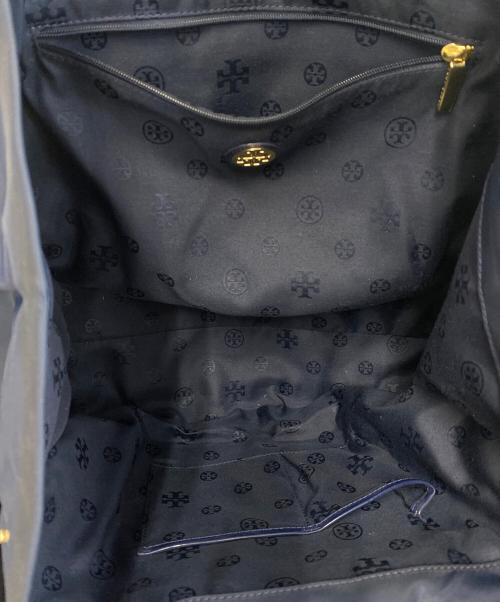 TORY BURCH（トリーバーチ）TORY BURCH (トリーバーチ) トートバッグ ネイビーの古着・服飾アイテム