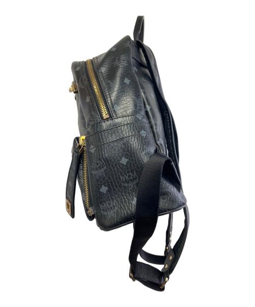 MCM（エムシーエム）MCM (エムシーエム) Small Dual Stark leather backpack ブラックの古着・服飾アイテム