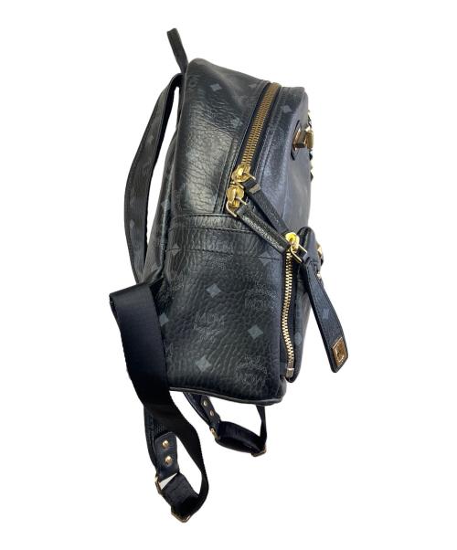 MCM（エムシーエム）MCM (エムシーエム) Small Dual Stark leather backpack ブラックの古着・服飾アイテム