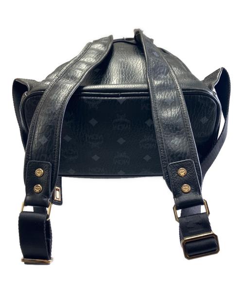 MCM（エムシーエム）MCM (エムシーエム) Small Dual Stark leather backpack ブラックの古着・服飾アイテム