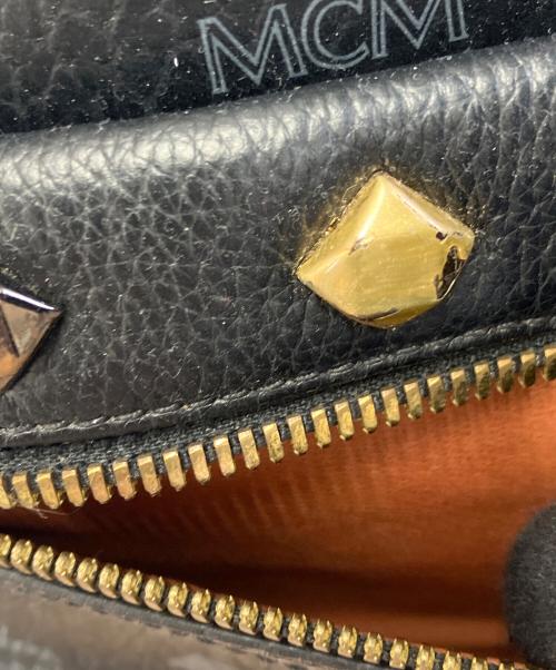 MCM（エムシーエム）MCM (エムシーエム) Small Dual Stark leather backpack ブラックの古着・服飾アイテム