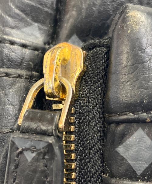 MCM（エムシーエム）MCM (エムシーエム) Small Dual Stark leather backpack ブラックの古着・服飾アイテム