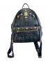 MCM（エムシーエム）の古着「Small Dual Stark leather backpack」｜ブラック
