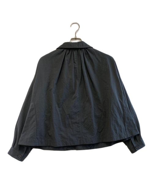 DANTON（ダントン）DANTON (ダントン) ナイロノックスバックギャザーショートジャケット チャコールグレー サイズ:36の古着・服飾アイテム