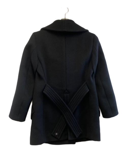 Aquascutum（アクアスキュータム）Aquascutum (アクアスキュータム) フォックスファーコート ブラック サイズ:7Fの古着・服飾アイテム