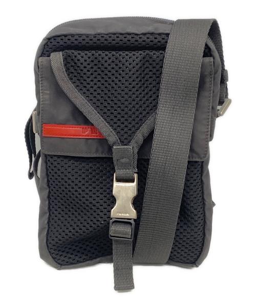 PRADA SPORTS（プラダスポーツ）PRADA SPORTS (プラダスポーツ) MESH BODY BAG ブラックの古着・服飾アイテム