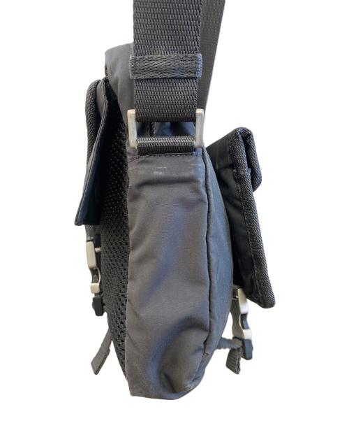 PRADA SPORTS（プラダスポーツ）PRADA SPORTS (プラダスポーツ) MESH BODY BAG ブラックの古着・服飾アイテム