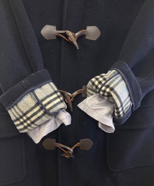 BURBERRY LONDON（バーバリーロンドン）BURBERRY LONDON (バーバリーロンドン) ダッフルコート ネイビー サイズ:160Aの古着・服飾アイテム