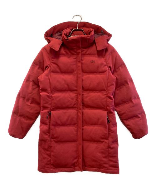 LACOSTE（ラコステ）LACOSTE (ラコステ) ダウンコート レッド サイズ:36の古着・服飾アイテム