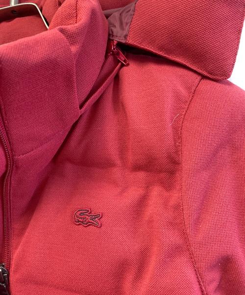 LACOSTE（ラコステ）LACOSTE (ラコステ) ダウンコート レッド サイズ:36の古着・服飾アイテム