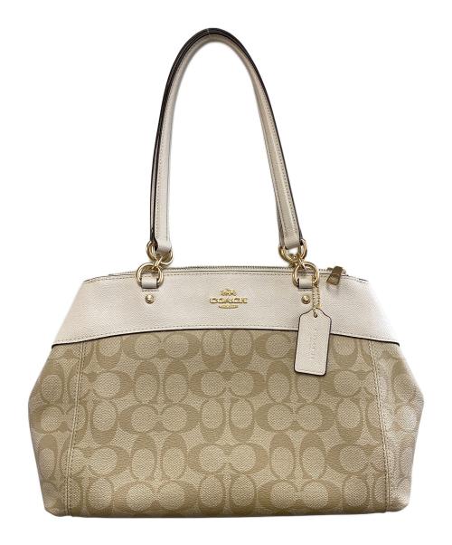 COACH（コーチ）COACH (コーチ) トートバッグ ベージュの古着・服飾アイテム