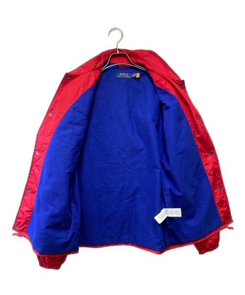 POLO RALPH LAUREN（ポロ・ラルフローレン）POLO RALPH LAUREN (ポロ・ラルフローレン) コーチジャケット レッド サイズ:Lの古着・服飾アイテム