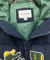 中古・古着 LACOSTE (ラコステ) 鹿の子地ダウンジャケット ネイビー サイズ:US L：20000円