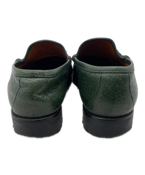 GUCCI（グッチ）GUCCI (グッチ) ビットローファー グリーン サイズ:38 1/2の古着・服飾アイテム