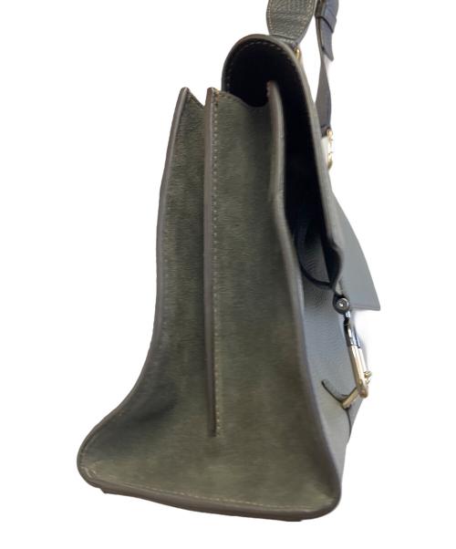 FURLA（フルラ）FURLA (フルラ) レザーショルダーバッグ オリーブの古着・服飾アイテム