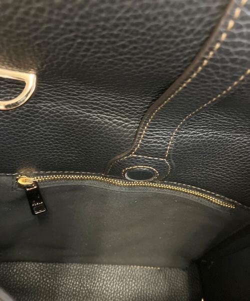 FURLA（フルラ）FURLA (フルラ) レザーショルダーバッグ オリーブの古着・服飾アイテム