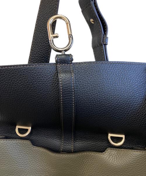 FURLA（フルラ）FURLA (フルラ) レザーショルダーバッグ オリーブの古着・服飾アイテム