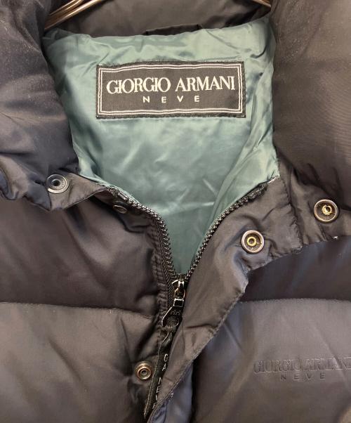 GIORGIO ARMANI（ジョルジオアルマーニ）GIORGIO ARMANI (ジョルジオアルマーニ) ダウンジャケット ブラック サイズ:48の古着・服飾アイテム