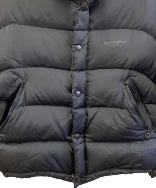 GIORGIO ARMANI（ジョルジオアルマーニ）GIORGIO ARMANI (ジョルジオアルマーニ) ダウンジャケット ブラック サイズ:48の古着・服飾アイテム