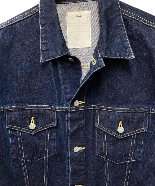 Text（テクスト）TEXT (テクスト) デニムジャケット インディゴ サイズ:3の古着・服飾アイテム