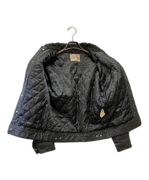 LEE（リー）LEE (リー) BEAMS (ビームス) レザージャケット ブラック サイズ:Sの古着・服飾アイテム