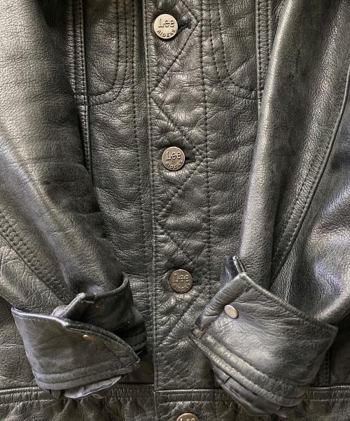 LEE（リー）LEE (リー) BEAMS (ビームス) レザージャケット ブラック サイズ:Sの古着・服飾アイテム