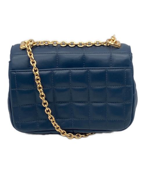 MICHAEL KORS（マイケルコース）MICHAEL KORS (マイケルコース) チェーンショルダーバッグ ブルーの古着・服飾アイテム