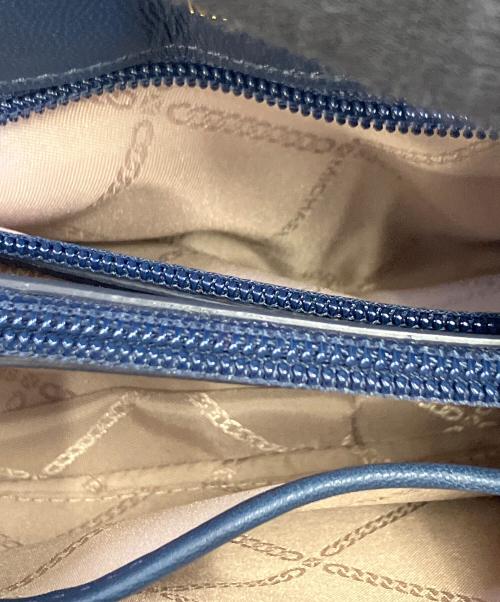 MICHAEL KORS（マイケルコース）MICHAEL KORS (マイケルコース) チェーンショルダーバッグ ブルーの古着・服飾アイテム