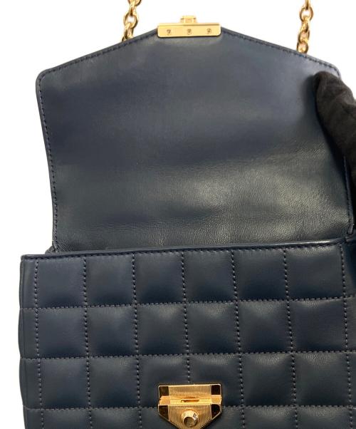 MICHAEL KORS（マイケルコース）MICHAEL KORS (マイケルコース) チェーンショルダーバッグ ブルーの古着・服飾アイテム