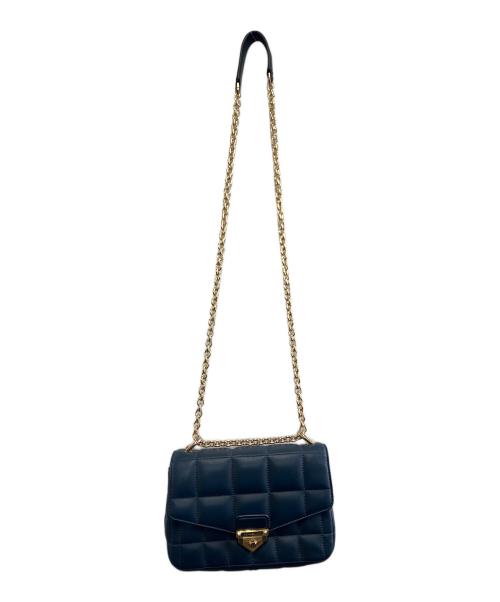 MICHAEL KORS（マイケルコース）MICHAEL KORS (マイケルコース) チェーンショルダーバッグ ブルーの古着・服飾アイテム