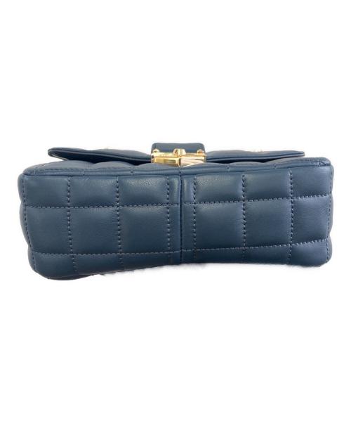 MICHAEL KORS（マイケルコース）MICHAEL KORS (マイケルコース) チェーンショルダーバッグ ブルーの古着・服飾アイテム
