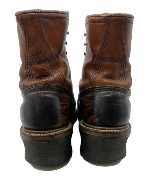 RED WING（レッドウィング）RED WING (レッドウィング) レースアップブーツ ブラック×ブラウン サイズ:表記なしの古着・服飾アイテム